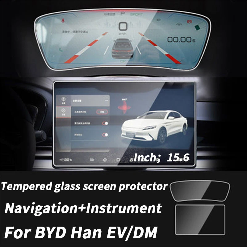 

Для BYD Han EV DMI 2021 2022 Автомобильный GPS-навигатор Экран из закаленного стекла защитная пленка предотвращает царапины автомобильные аксессуары для интерьера