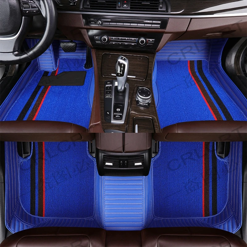 

CRLCRT for BYD all models F0 F3 Surui SIRUI F6 G3 G6 S6 M6 L3 G5 S7 E6 E5 auto accessories car styling Car Floor Mats Double La