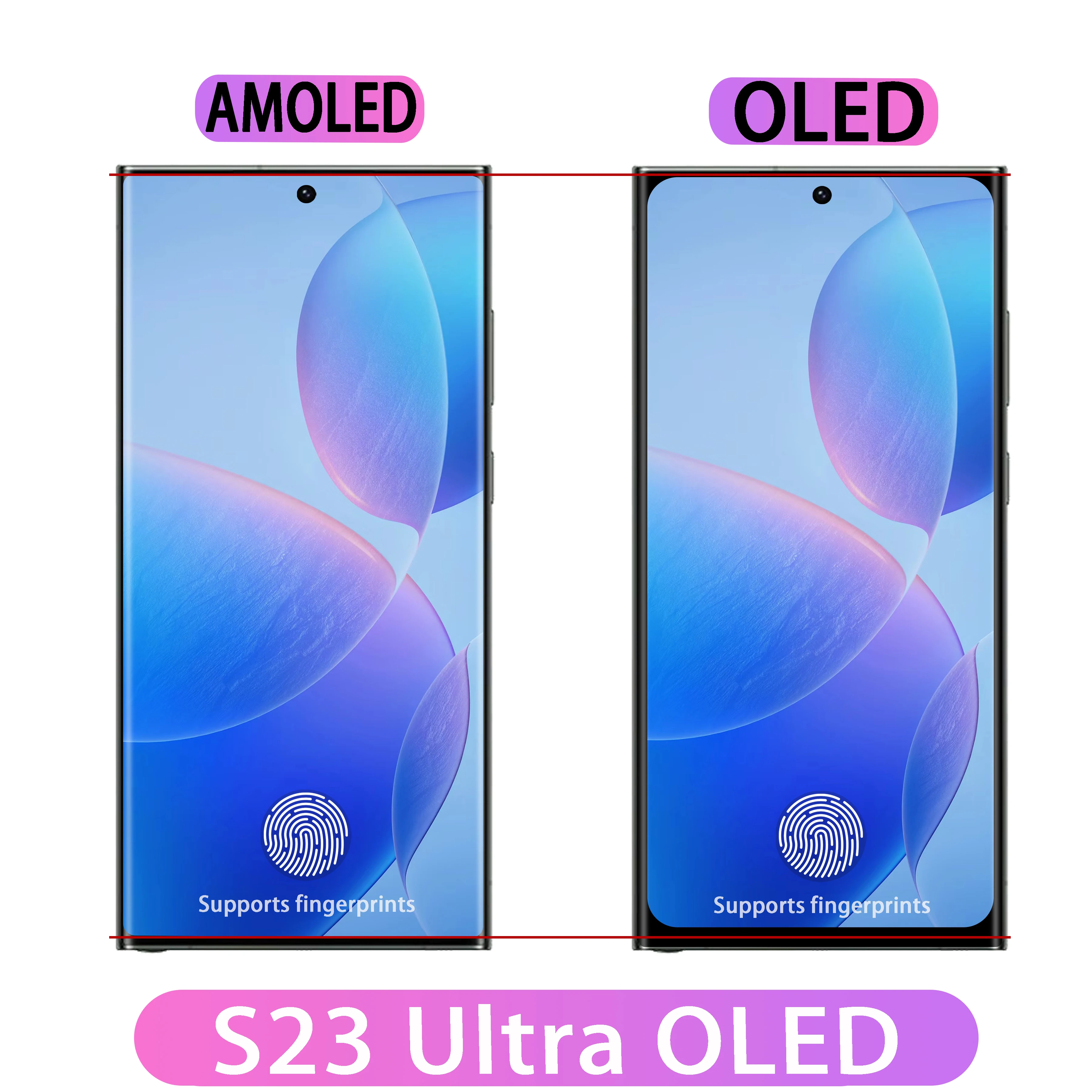 Супер OLED ЖК-дисплей для Samsung Galaxy S23 Ultra 5g Экранная панель SM-S918B S918N S9180 Сенсорный