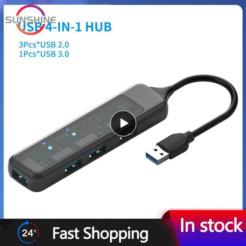 

With Sd / Tf Card Reader Usb-c 3.0 Hub Splitter Expander Usb Adapter Usb Multiport Hub High Speed Type-c Docking Station