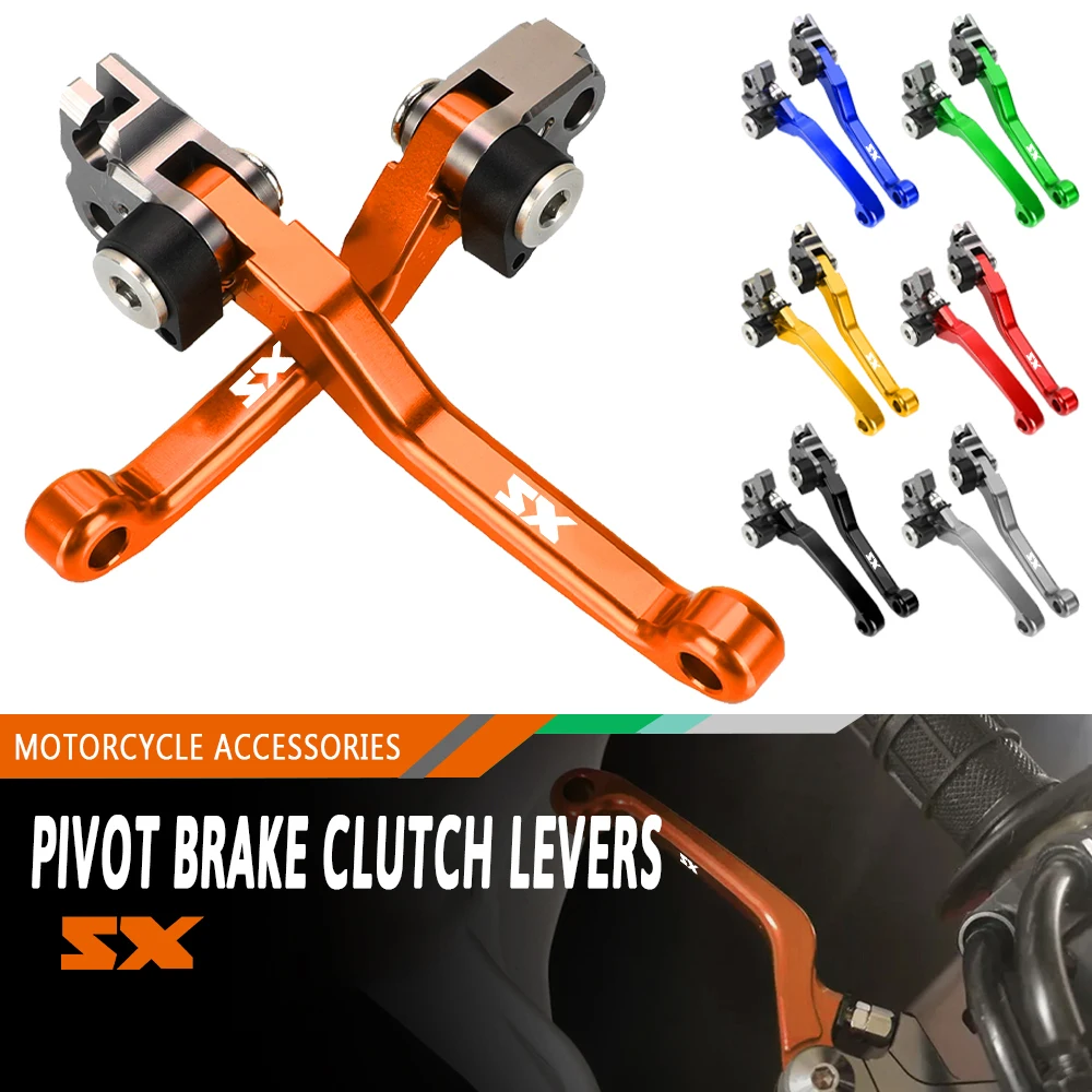 Фото Ручка велосипеда для бездорожья для KTM 65SX 85SX 125SX 144SX 150SX 250SX 450SX 525SX 540SX Аксессуары для мотоциклов Поворотные тормозные рычаги сцепления №2