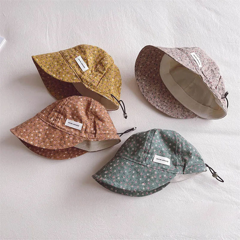 

Baby Hat Chic Style Personalized Floral Children Fisherman Hat