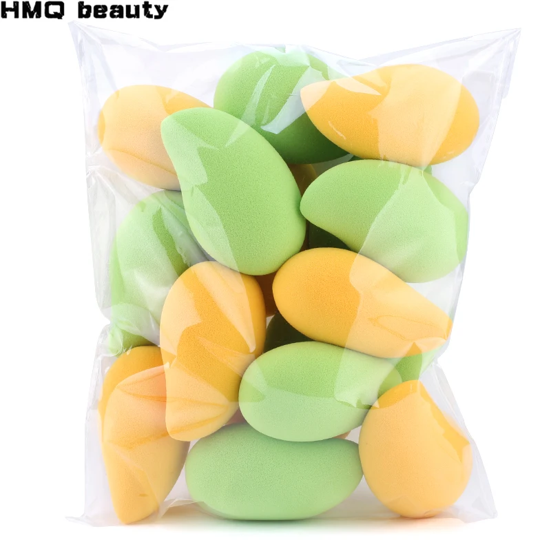 HMQ Beauty Cosmetic Puff Mango Sponge do makaronu i różu Bez lateksu gąbka makijażu pudru jajek
