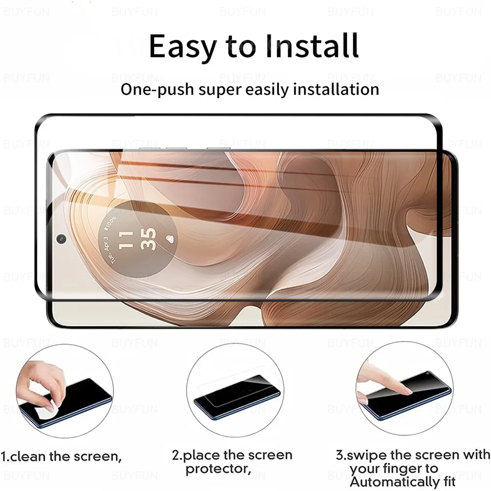 Изогнутое закаленное стекло для Motorola Edge 50 Ultra 5G Case Moto Edge50ultra Edge50 ultra MotoEdge50Ultra 2024 6 7