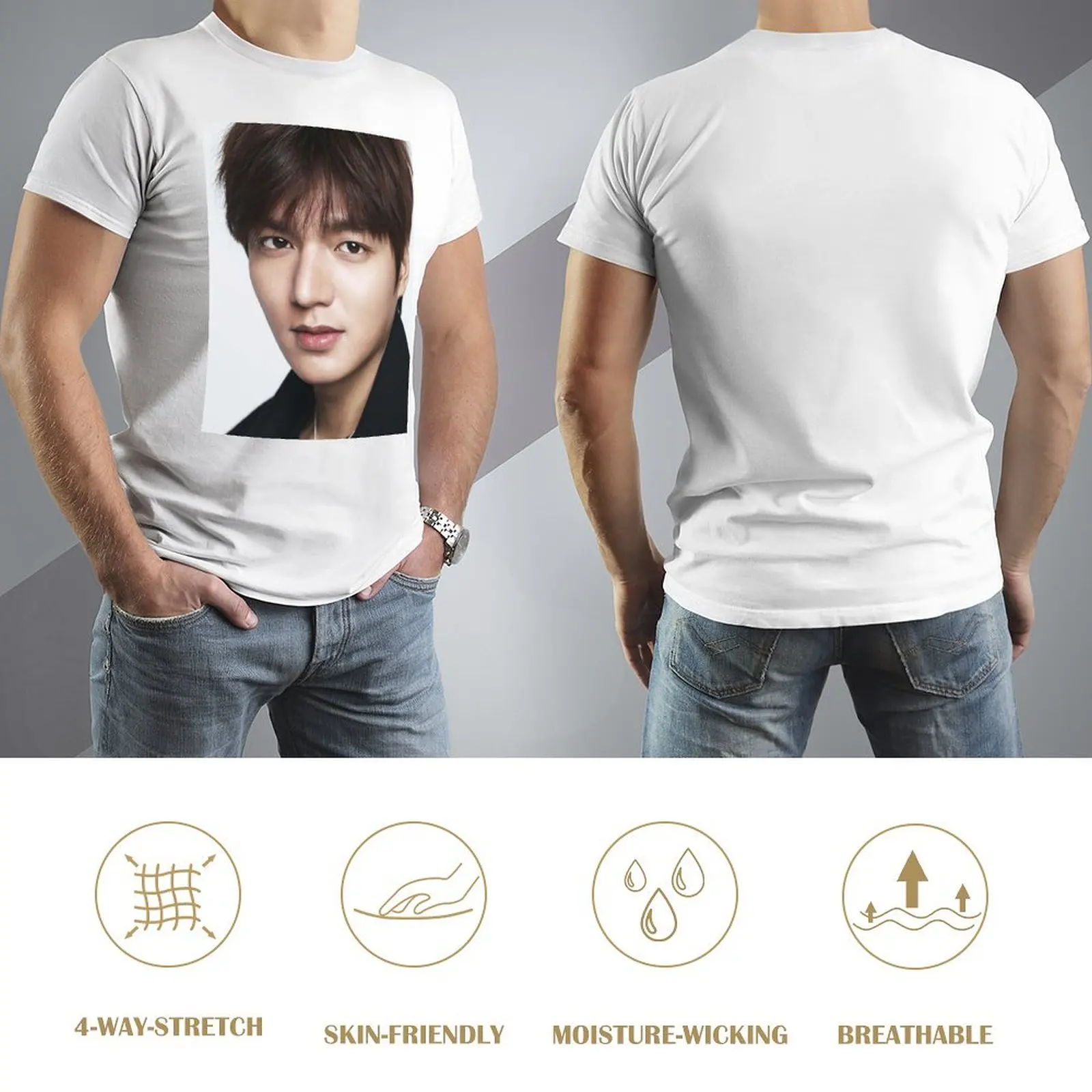 Футболка Min Ho All My Life одежда в стиле аниме винтажная рубашка футболка большого