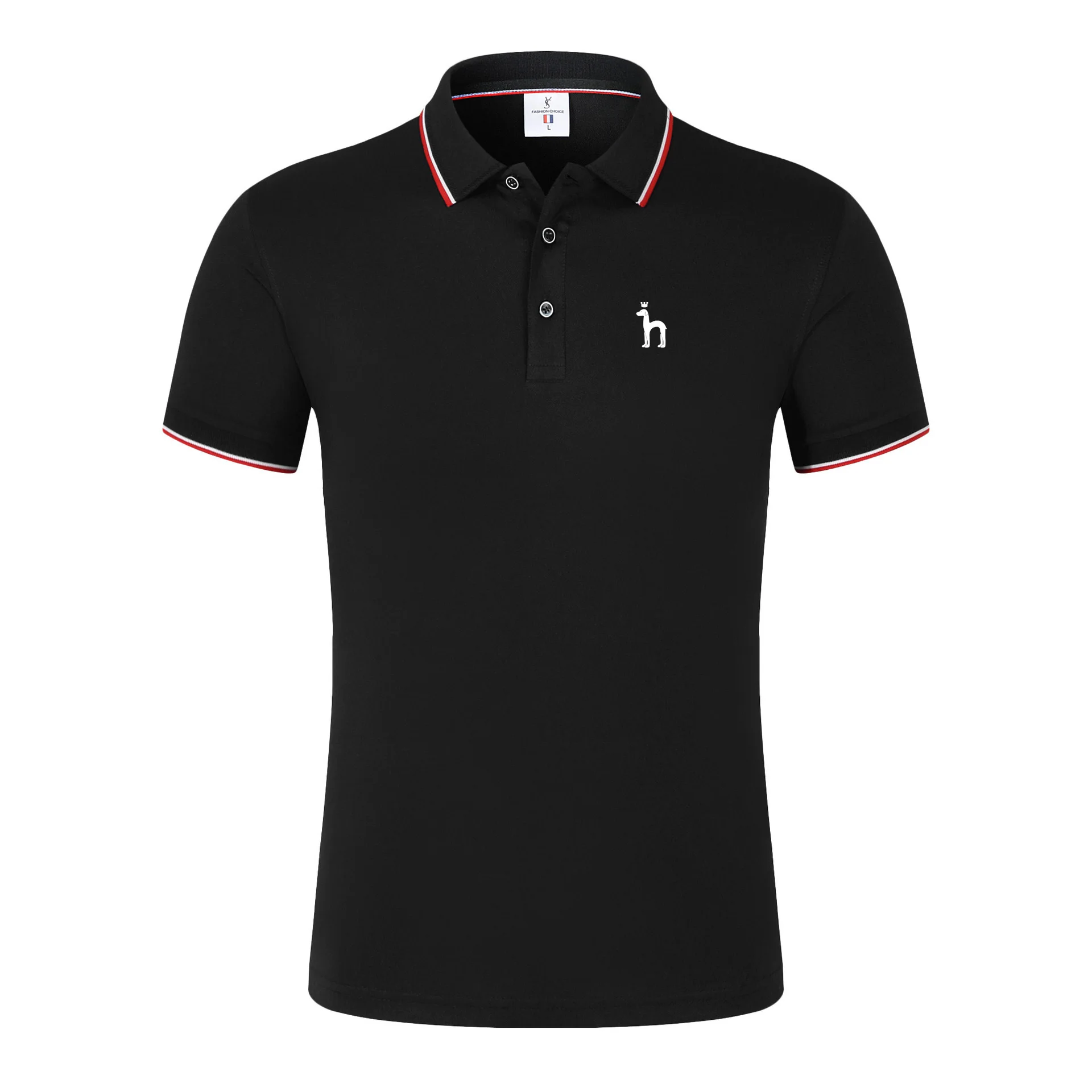 Hazzys New Wrinkle Resistant Active Polo Golf Shirt Top Men Summer Business Casual Breathable High Quality Men's Polo T-shirt