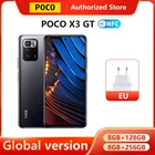 Глобальная версия POCO X3 GT 5G 8 Гб 256 ГБ NFC Dimensity 1100 67 Вт Turbo зарядка 120 Гц частота обновления 64 мп камера Сотовый телефон