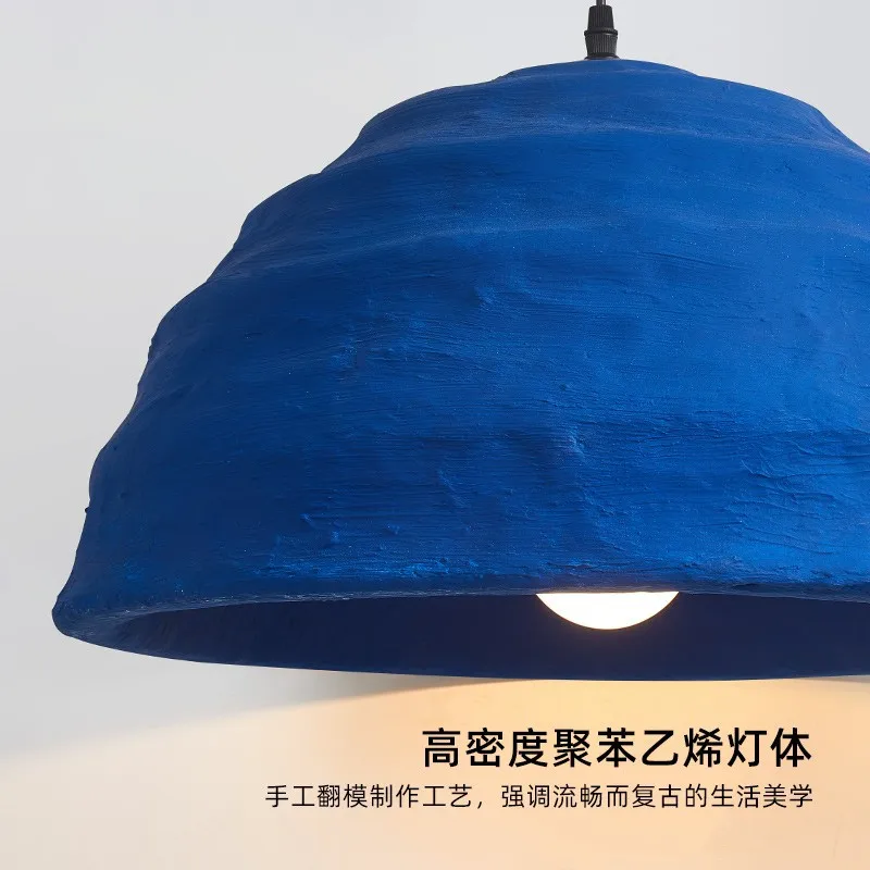 Фото Скандинавские дизайнерские подвесные светильники Klein Blue: Декоративные лампы для кофейни, ресторана, бара, стойки, подвесной светильник №4