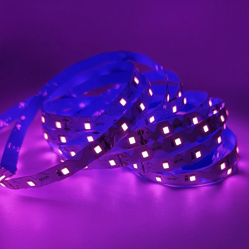 Светодиодная лента DC12V S-образной формы 2835 SMD 60LED/м 5 м/лот Белый Теплый Красный