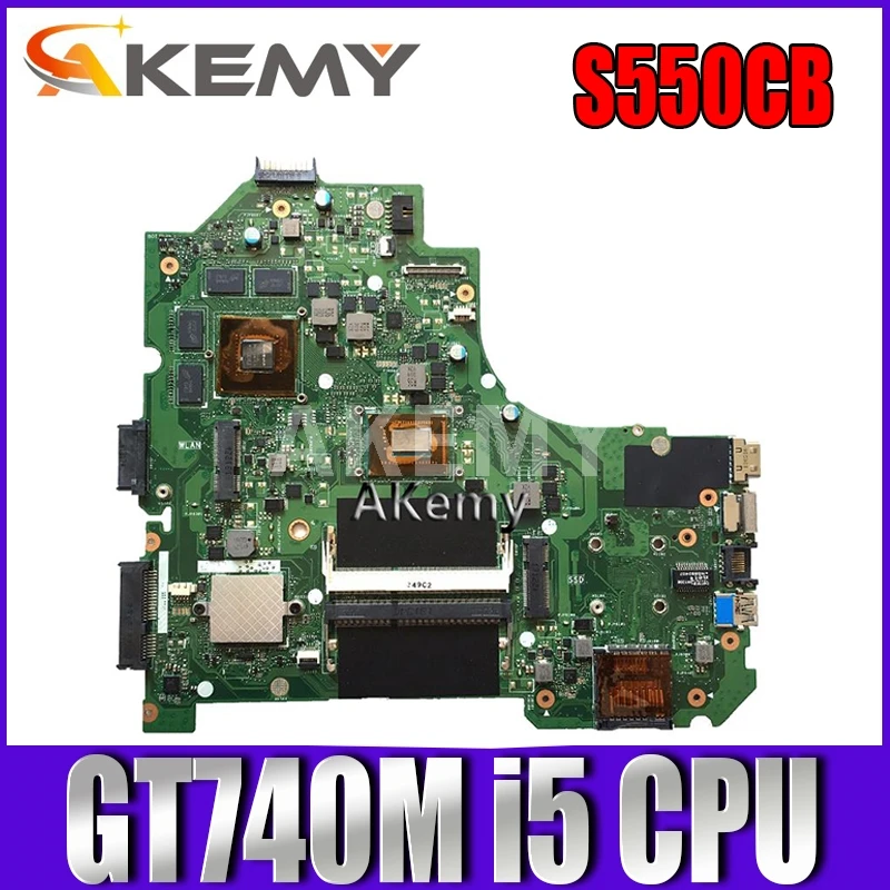 

Материнская плата Akemy S550CB для ноутбука Asus S550CB, S550C, S56C, A56C, K56C, K56CB, K56CM, оригинальная материнская плата I5-3337U GT740M/GT630M