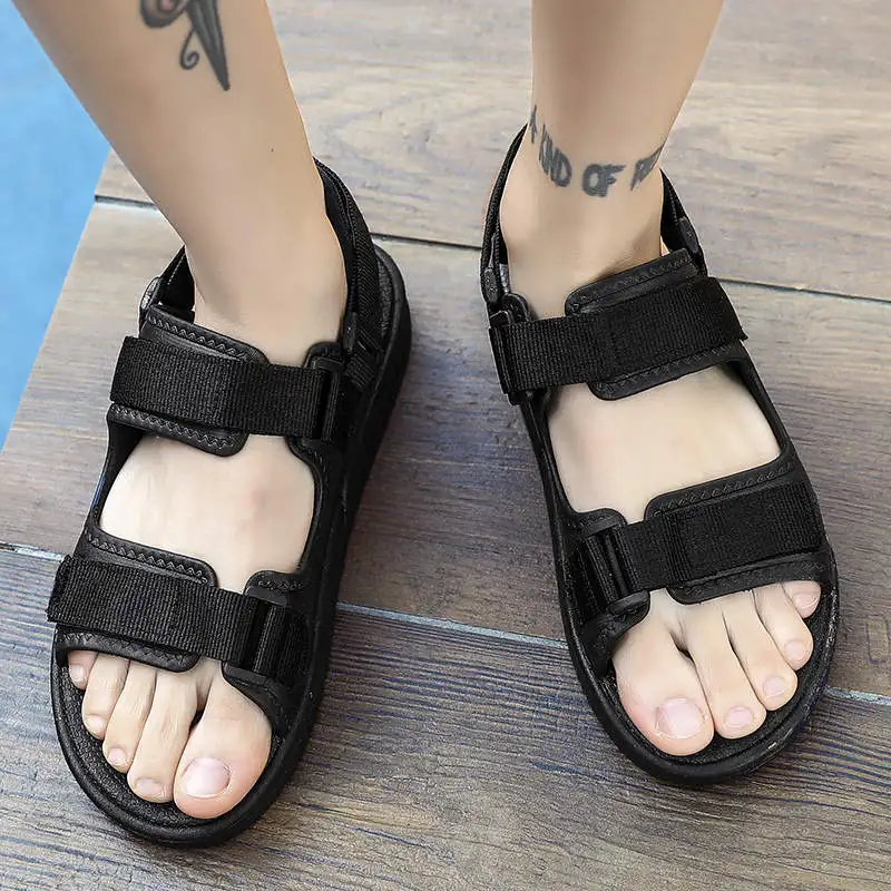 

Сандалии Quickdry мужские, пляжные шлепанцы для тенниса на платформе, без каблука, повседневная обувь для спортзала, летние кроссовки