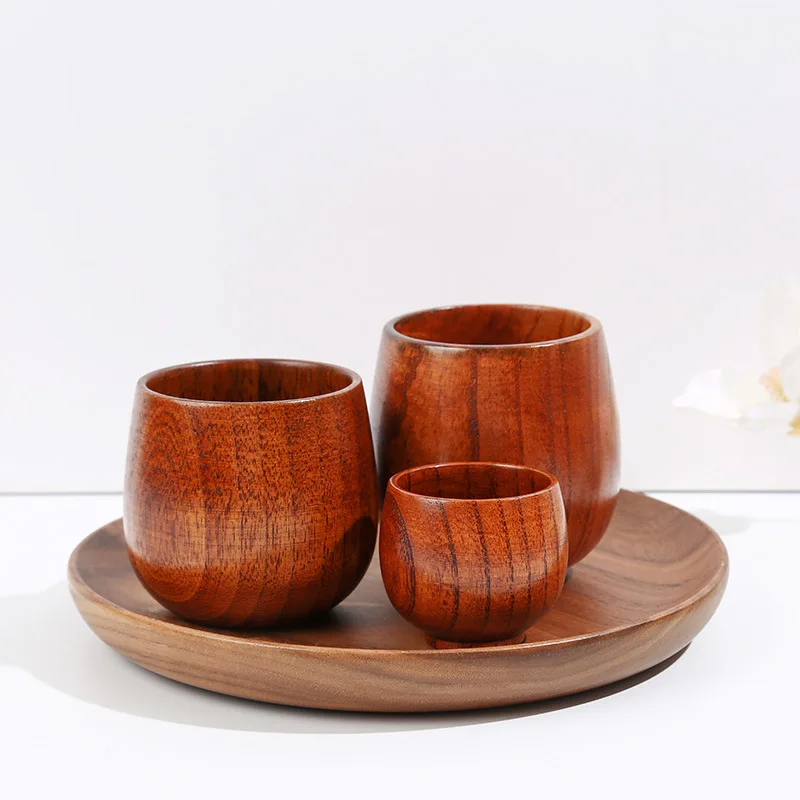 

Jujube Wooden Handmade Water Coffee Mug Cup Tea Beer Juice Milk Mugs Drink Cups-Gift Coffee Cup Tea Cup Wood Cup Boba Cup