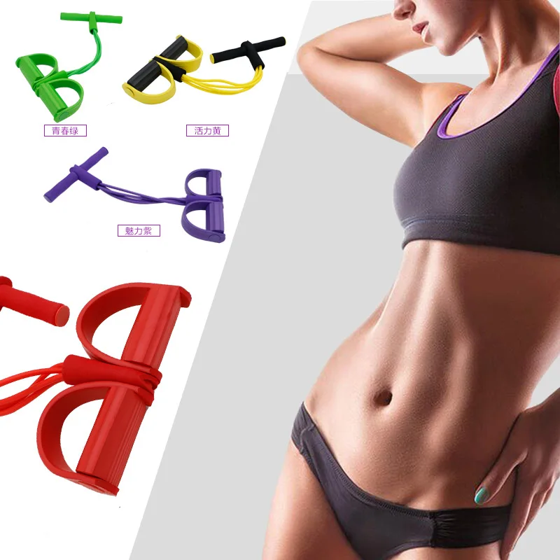 4 эспандера для фитнеса эластичный тренажер живота | Спорт и развлечения
