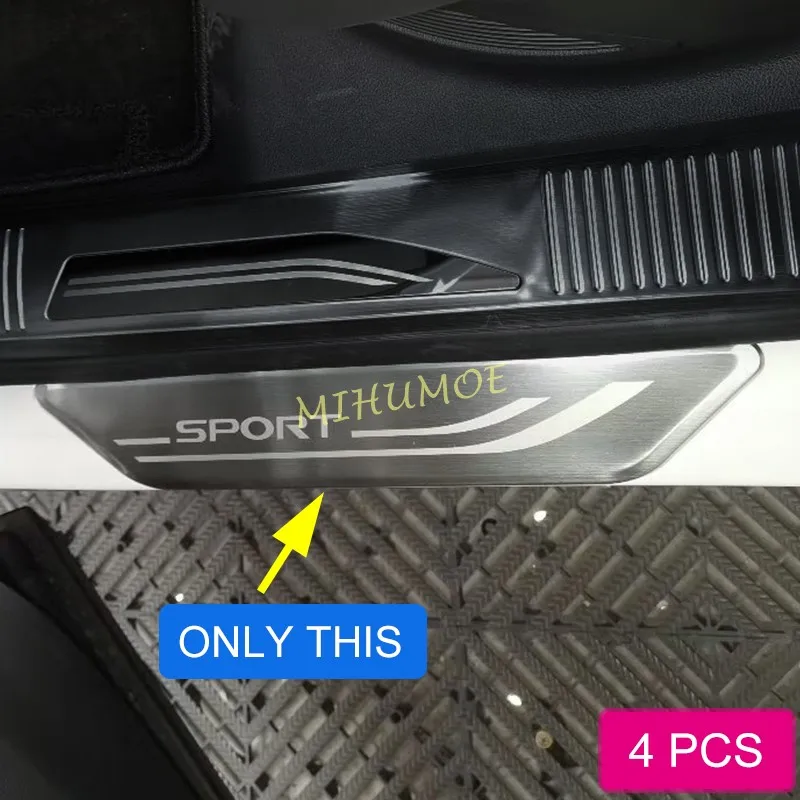 

Для Lexus RX350 RX350h RX450h + RX500h 2023 2024 2025 спортивный порог из нержавеющей стали, защитная крышка, накладка, аксессуары