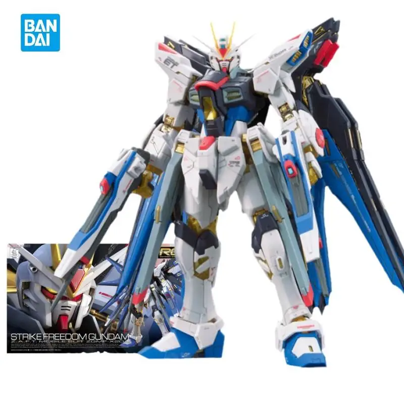 

In Stock Original BANDAI Strike Freedom Gundam RG 1/144 Great Model Assembled Robot Anime Figure Action Figures Toys