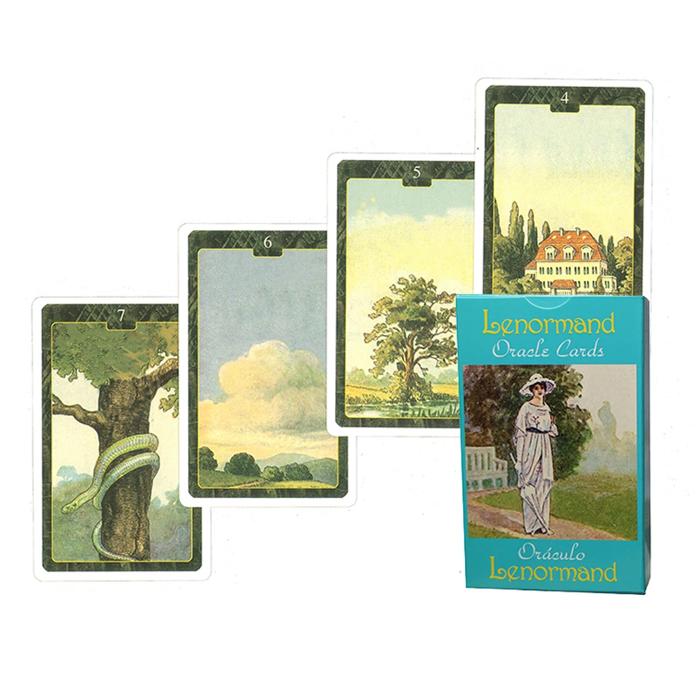 Новые карты для ТАРО Lenormand с колодой испанским языком французские итальянские