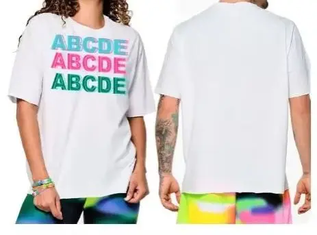 Быстросохнущая футболка с короткими рукавами ABCDE Sports Dancing Top 0604