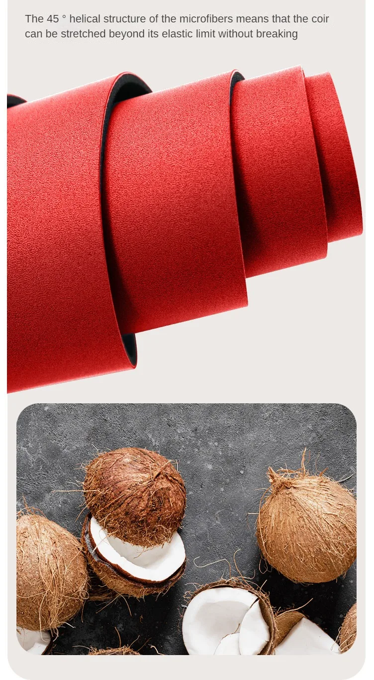 Матовый полиуретановый Коврик для йоги Zen Rhyme из натурального каучука