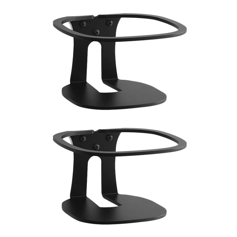 

2X Wall Mount Compatible For Sonos One SL Play 1 Smart Speaker Sturdy Metal Made Mount Stand Holder(Black)