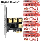 Адаптер PCI-E к PCI-E 1 к 4, 1x к 16x USB 3,0 PCIE с ver 009s или v013 pro