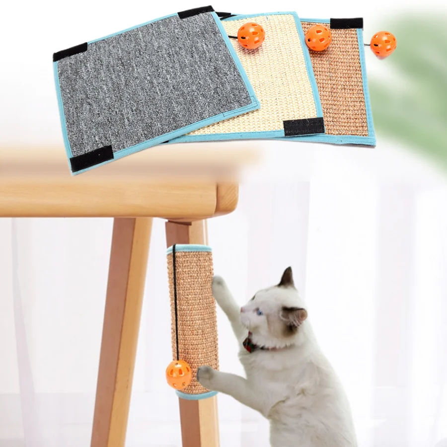 

Cat Scratcher Board Sisal Rope Woven Cat Scratching Pad for Chair Table Legs Kitten Grind Claw Mat Cat Toys Protect Furniture