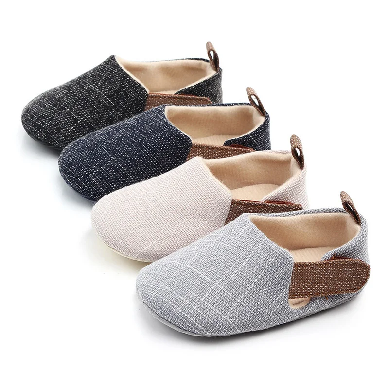 

New Spring Summer Baby Shoes Soft Sole Non Slip Kids Newborn Girl Boy First Walkers Breathable Solid Color Infant Toddler Shoes