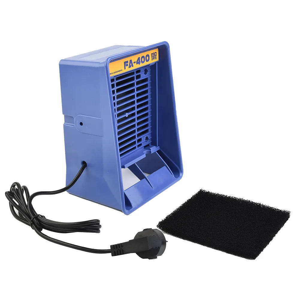 

Синий + 1 * Губчатый Фильтр 1 * паяльный вентилятор фотофильтр экстрактор паяльного поглощения дыма для практичного удаления дыма