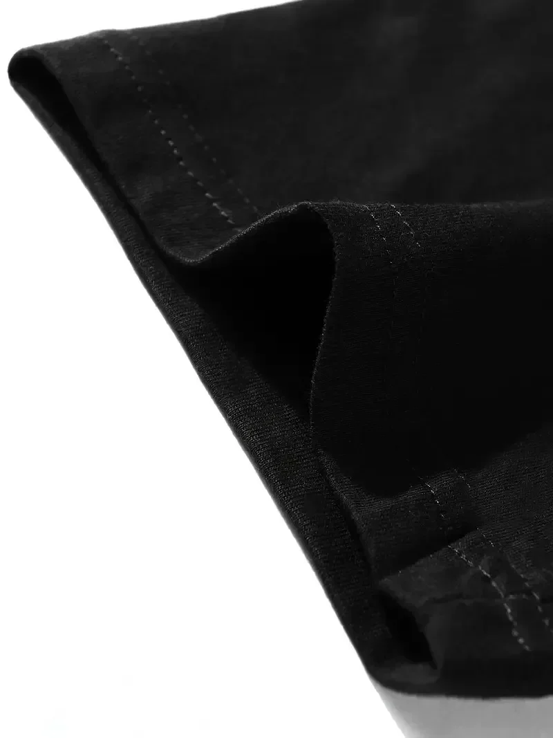 Футболка с принтом шеф-повара черная Удобная Повседневная футболка из 100% хлопка