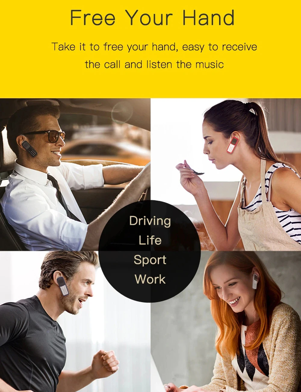 Разблокированные беспроводные наушники L8STAR BM30 гарнитура с номеронабирателем