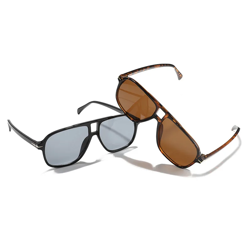

WENLCCK Large Frame Sunglasses for Men Fashionable Driving Glasses Versatile Sunshade Anti Ultraviolet Women Sunglasses