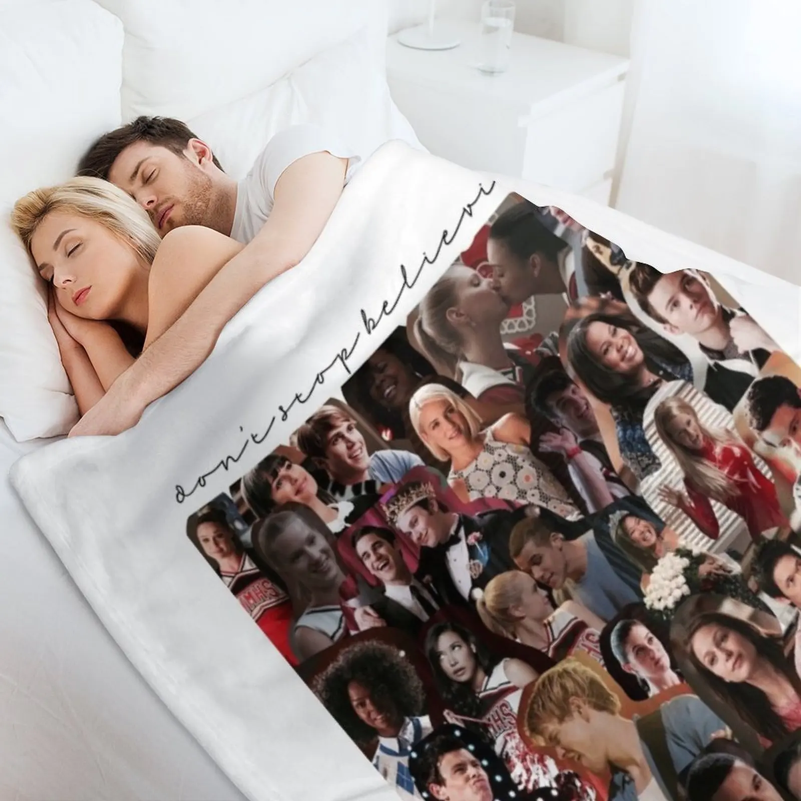 Одеяло Glee Collage для зимы одеяла спальных мешков