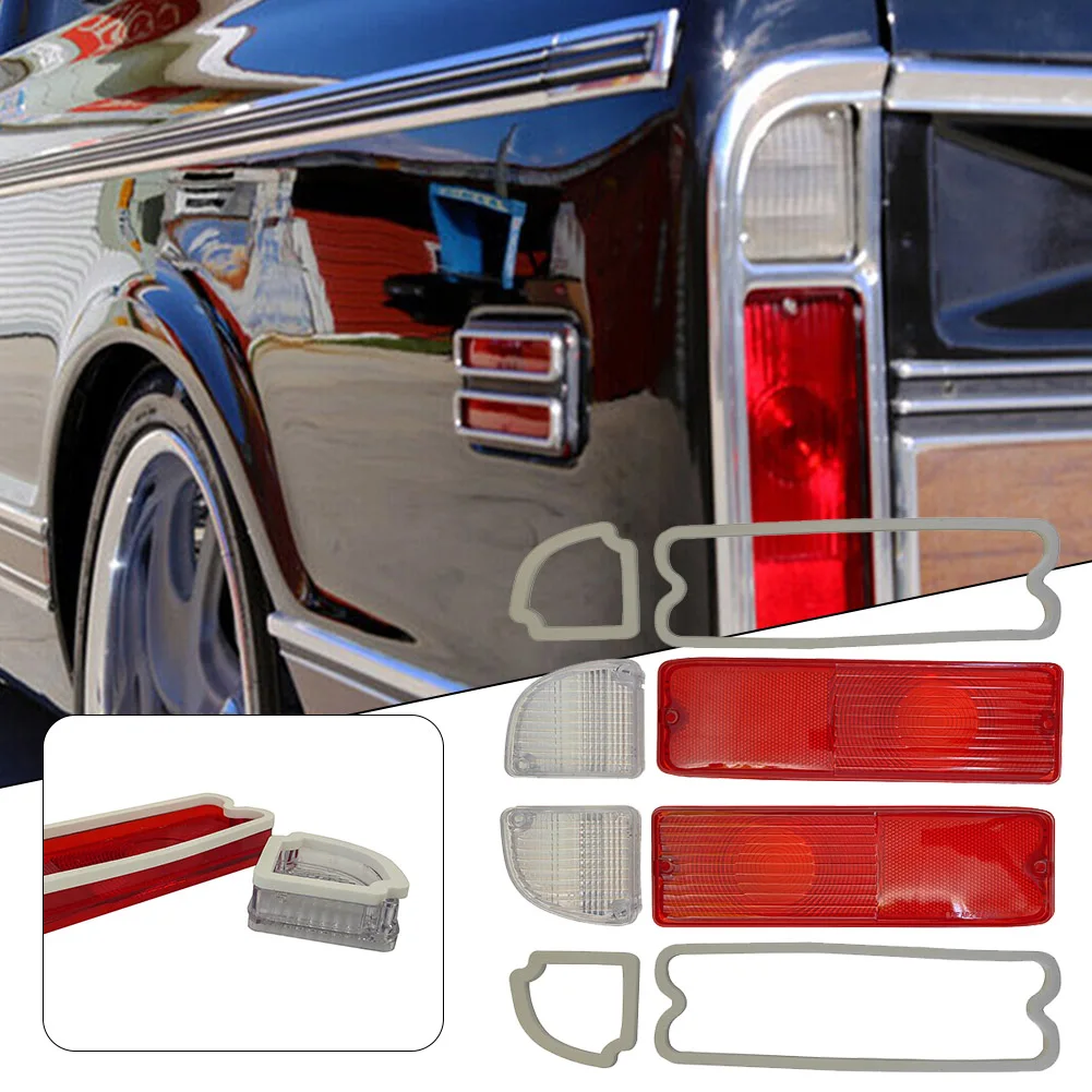 

Light Tail Light Tail Light Lens New Reverse Light Lens White Foam Rubber Gaskets Brand New Polycarbonate Plastic