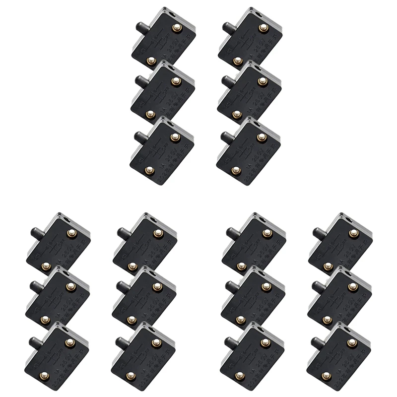 

Hot 18Pcs Door LED Switch For Closet Light,Normally Closed Cabinet Electrical Lamp Switches,For Closet Pantry Cabinet Black