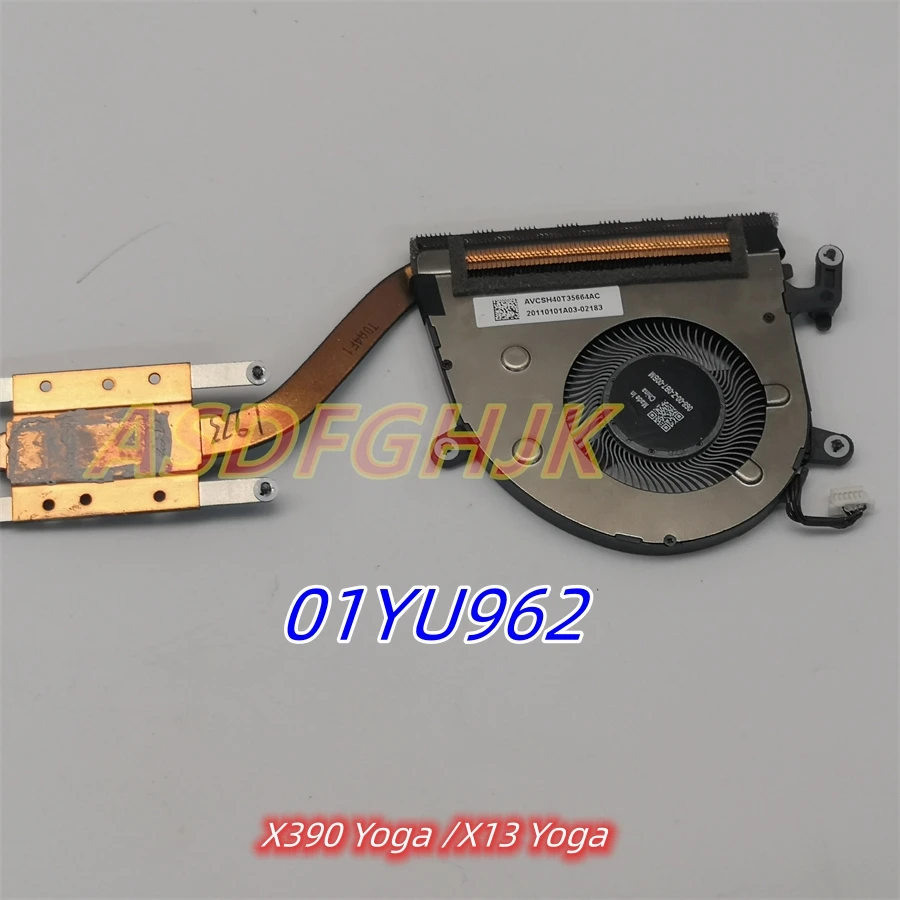 

For Lenovo For Thinkpad X390 Yoga X13 Yoga Gen 1 CPU Cooling Fan Heatsink Assembly Radiator Cooler 01YU961 01YU962 Free Shipping