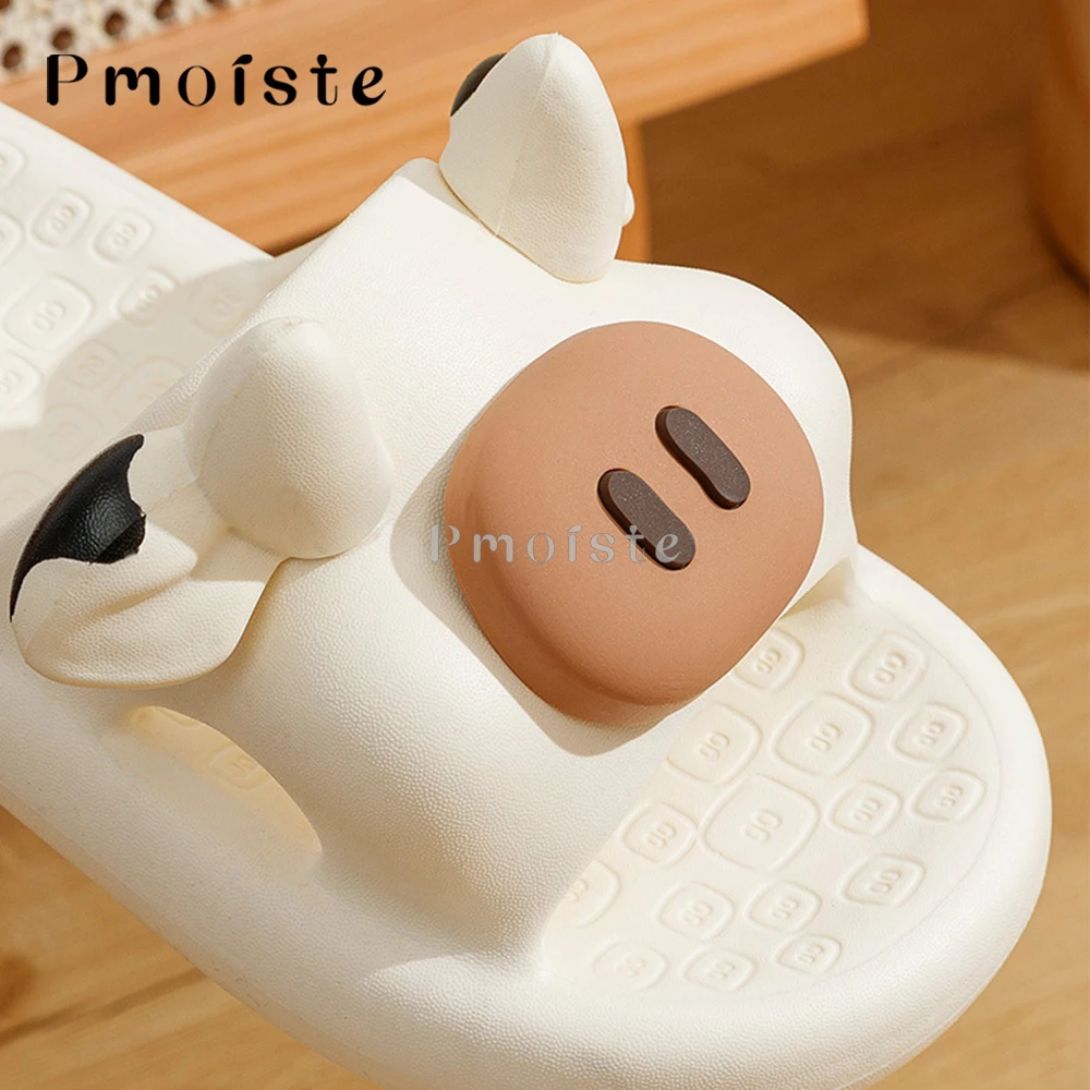Women's Home Slippers Cute Animal Pig Slides Women Soft EVA House Slippers Cow Non Slip Summer Designer Shoes 2023 Casual Sweet