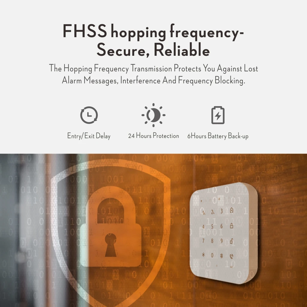 tuya 2021 smart home wireless intruder 4g wifi gsm home burglar security a-l-a-r-m system enlarge