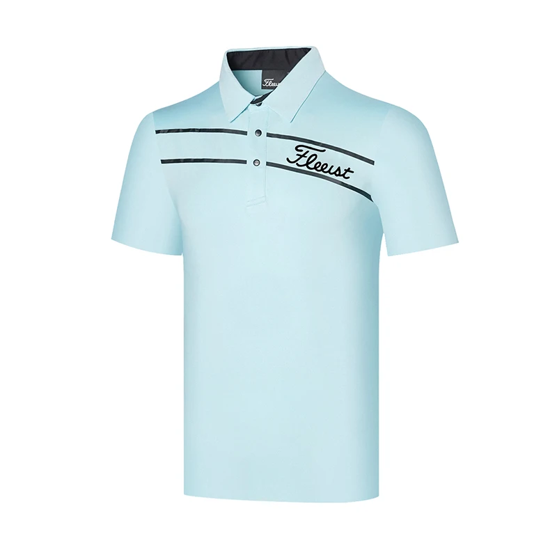 

New summer golf clothes men's short sleeved polo shirt sports leisure outdoor golf clothes can be customized