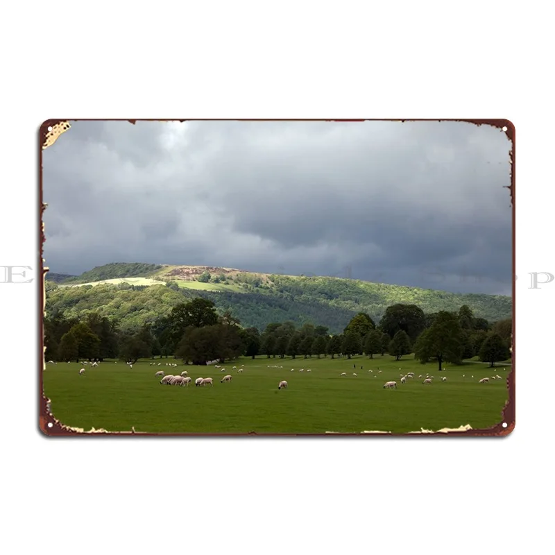 

Landscape In England Metal Sign Bar Vintage Home Create Garage Tin Sign Poster