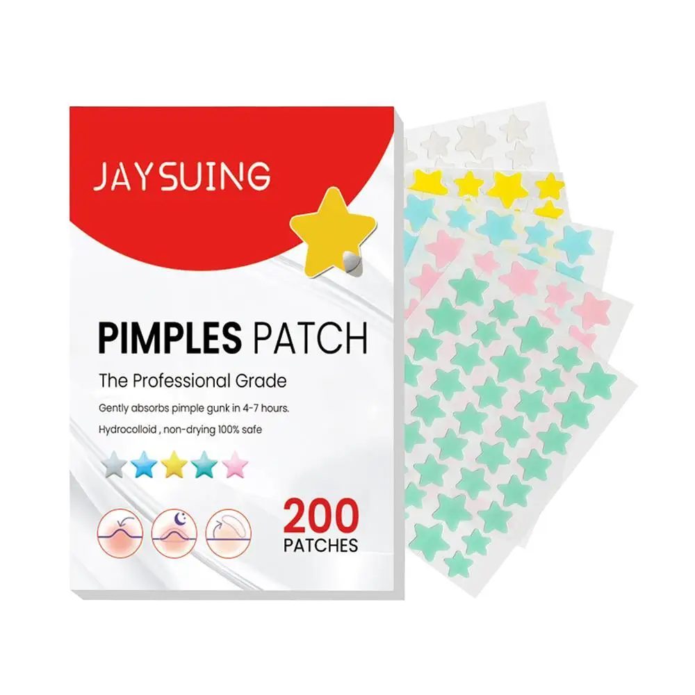 200pcs/set Invisible Acne Pimple Patch Professional Face Skin Care Repair Healing Absorbing Spot Sticker