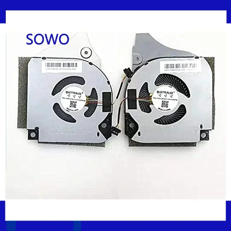 Сменный новый вентилятор охлаждения процессора и графического для Dell G5-5590 G7-7590