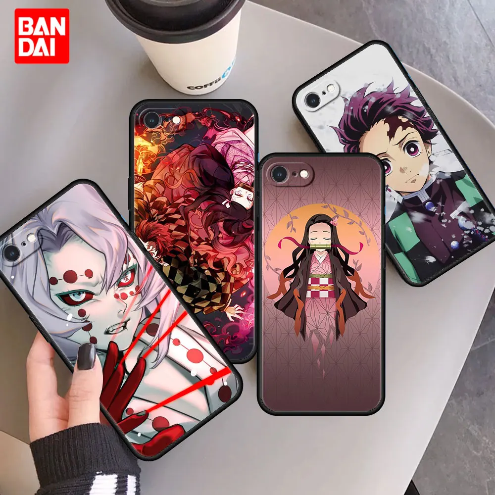 

Cover Case for Apple iPhone 8 7 6 6s Plus X XS Max XR SE 2020 7Plus 8Plus Xsmax Cell Soft Anime Kimetsu No Yaiba Demon Slayer