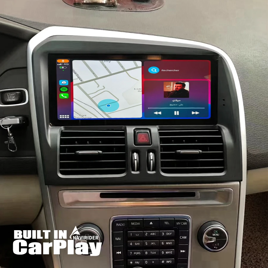 Автомобильная Мультимедийная система 8 дюйма 256 ГБ Android 13 GPS для Volvo XC60 2009-2017