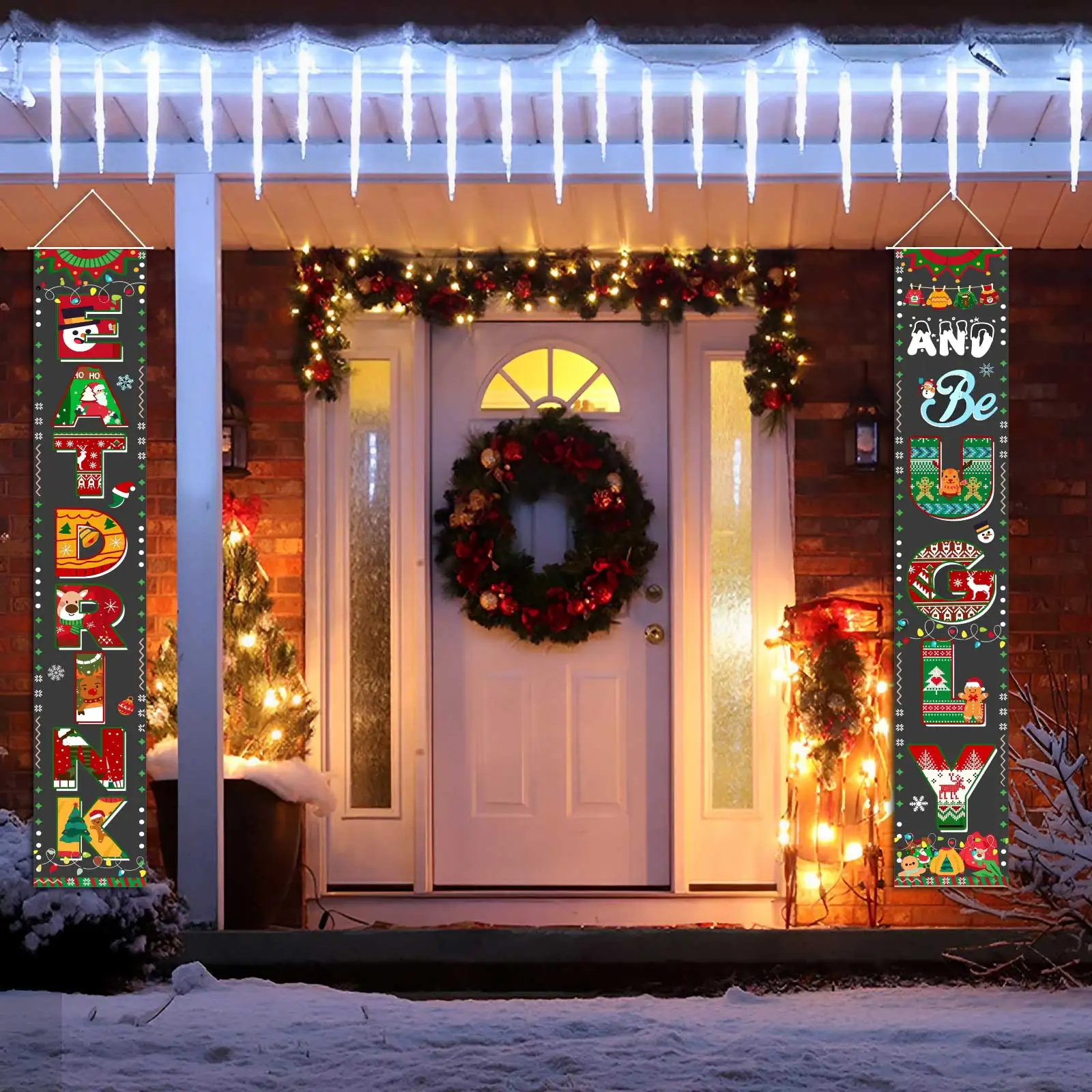 Уродливый Рождественский свитер украшения съесть напиток и быть уродливым