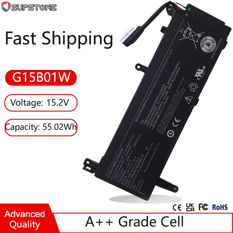 Аккумулятор G15B01W для игрового ноутбука Xiaomi, 15,6 дюйма, TM1705, TM18101, i5 7300HQ, GTX1050, GTX1060, 1050Ti/1060, 171502-A1,Intel 8750