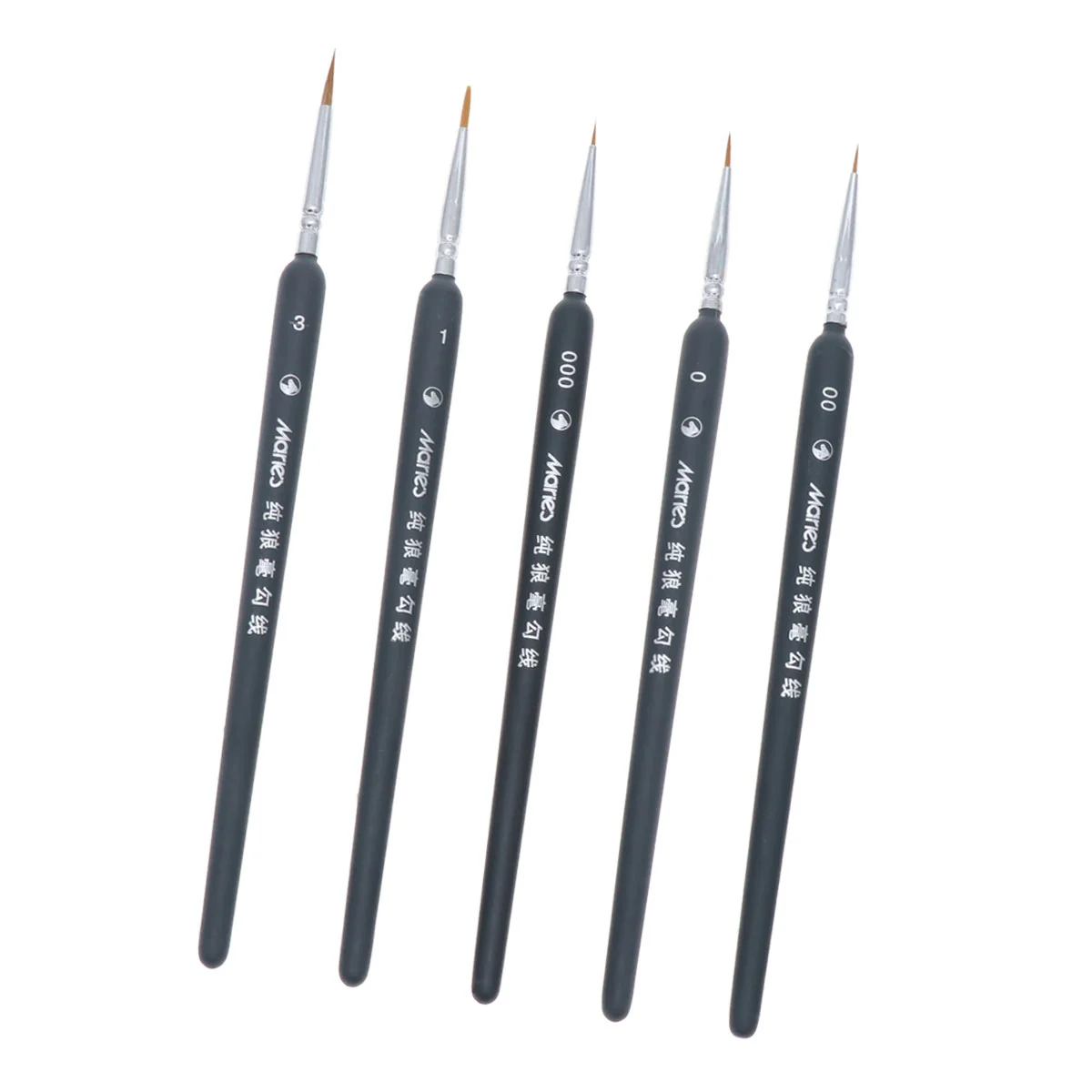 

5Pcs Fine Tip Detail Brushes Nylon Miniature Brushes Water Color Brush Oil Painting Brushes Acrylics Drawing Pen for DIY And