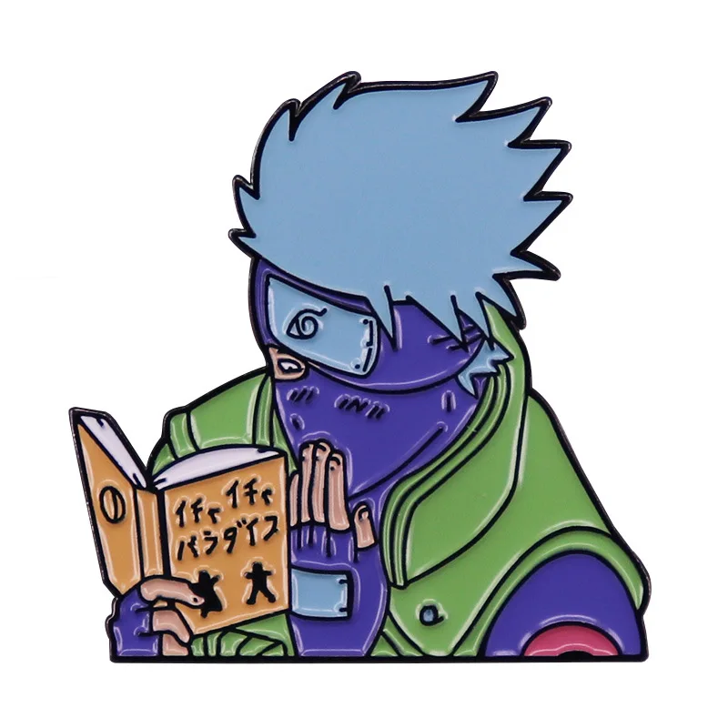 

Anime Hatake Kakashi Enamel Pins Collect Women Fashion Jewelry Metal Cartoon Brooch Backpack Hat Bag Collar Lapel Badge