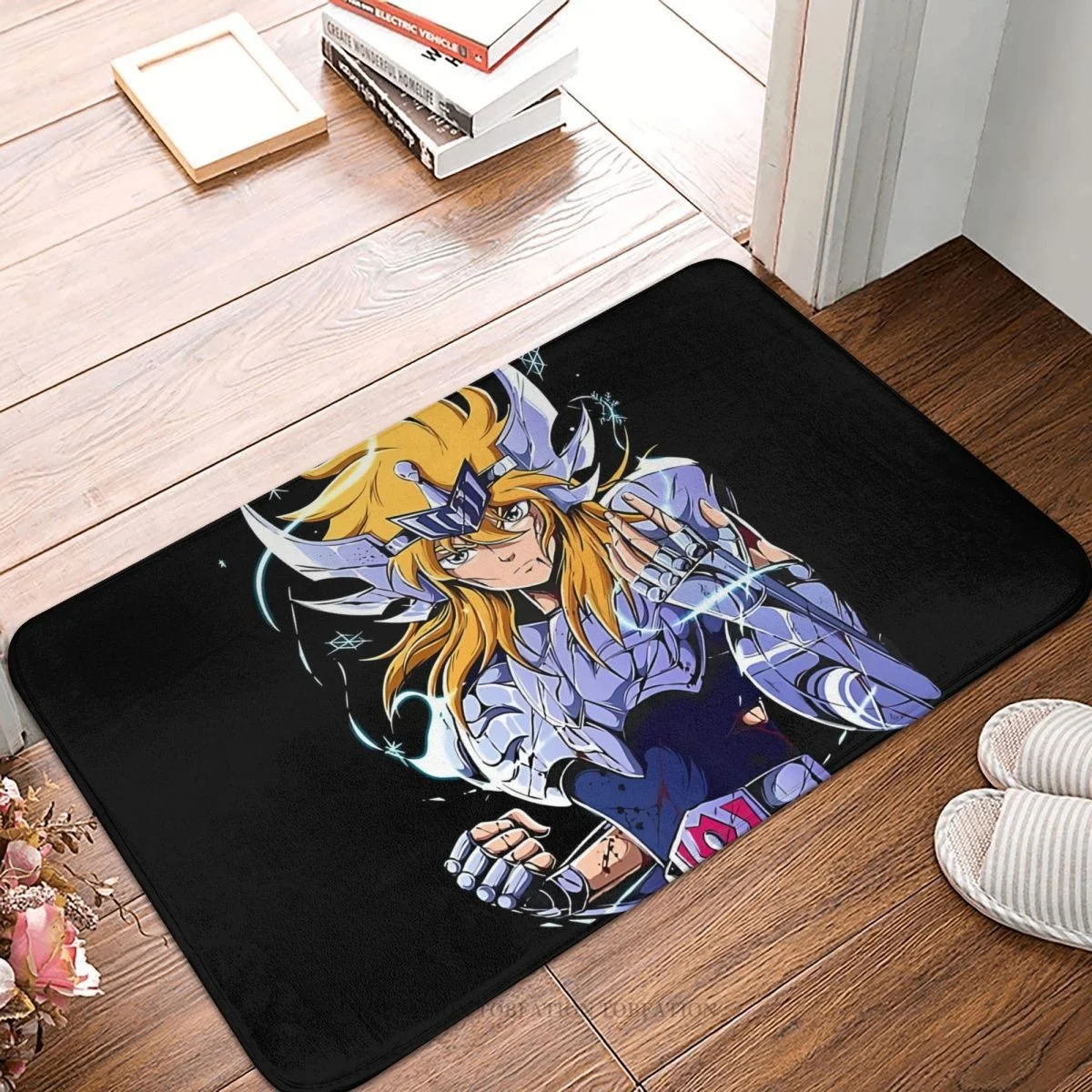 

Аниме Saint Seiya Shiryu кухонный нескользящий ковер Cygnus, коврик для спальни, Придверный коврик, напольный декоративный ковер