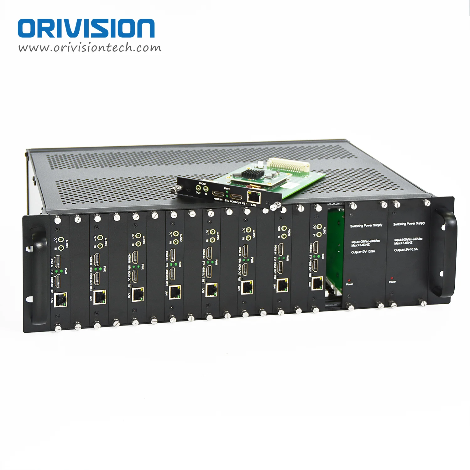 Фото Многоканальный кодер H.265 H.264 SRT RTMP RTSP RTMPS на 16 каналов, HD HDMI видеокодеры (опционально) №2