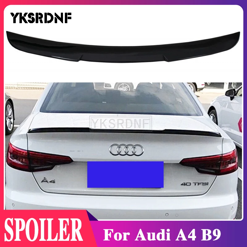 

Для Audi A4 B9 2017 2018 2019 2020 задний спойлер багажника высокого качества из АБС-пластика автомобильные аксессуары