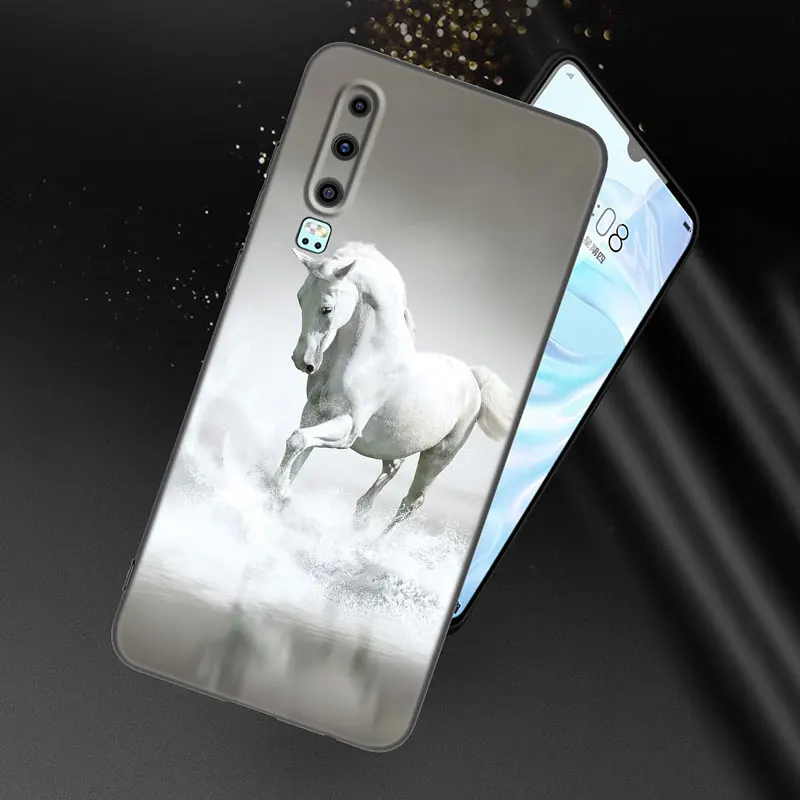 Runing чехол для телефона с изображением животного лошади Huawei P20 P30 P40 P50 P Smart Z S Pro P8 P9